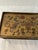 Beautiful vintage Robert M. Weiss Peruvian wood box with reverse painted glass on lid and box surround in an ornate floral...