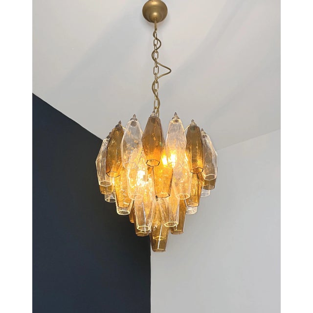 Murano Poliedri Chandelier by Carlo Scarpa, 1990s For Sale - Image 10 of 18