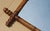 Antique English Faux Bamboo Wall Mirror For Sale - Image 6 of 9