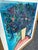 Wood 1980s Large Original Bob Paul Kane Floral Still Life Mixed Media Painting - Framed For Sale - Image 7 of 10
