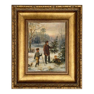 Before Christmas After Fraz Kruger Framed Canvas Print, 8x10" For Sale