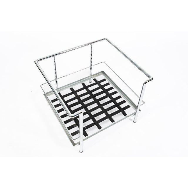 Authentic Cassina Lc2 Black Leather Petit Lounge Chair by Le Corbusier, 4x Avail For Sale - Image 15 of 17