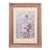 Exquisite Orchid & Hummingbird Watercolor by William Morley, Antique Oversize For Sale
