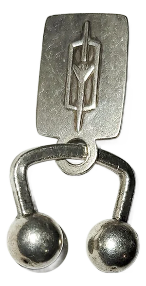 1970s Tiffany & Co. Sterling Silver Key Holder Fob