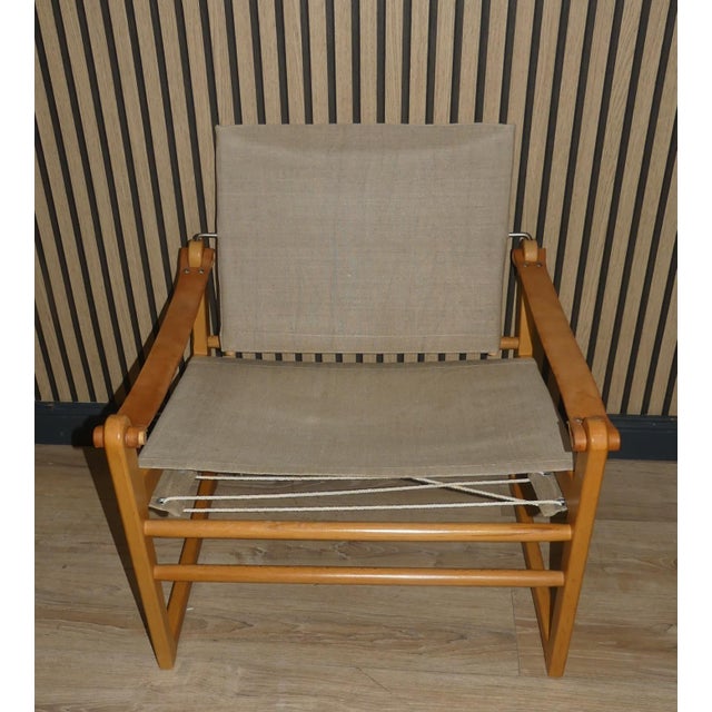 Ikea Vintage Safari Chair by Bengt Ruda for Ikea, 1960s For Sale - Image 4 of 12