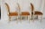 French French Louis XVI Style Painted Dining Chairs with Fluted Tapered Legs - Set of 6 For Sale - Image 3 of 13