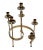 Mid-Century Modern 1950s Mid-Century Swedish Brass Candelabra For Sale - Image 3 of 9