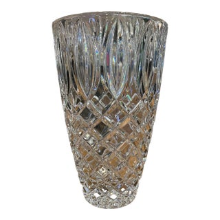 Vintage Waterford Crystal Grant Flower Vase 10” For Sale