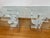 Karl Springer Pair Vintage Mid-Century Modern Stacked Lucite Helix Spiral Tables For Sale - Image 4 of 9