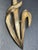 Mid-Century Modern MCM Jewelry by Trifari Flame Ribbon Brooch For Sale - Image 3 of 8
