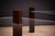 1960s Brazilian Modern Pair of Square Side Tables in Rosewood and Glass, Brazil, 1960s For Sale - Image 5 of 7