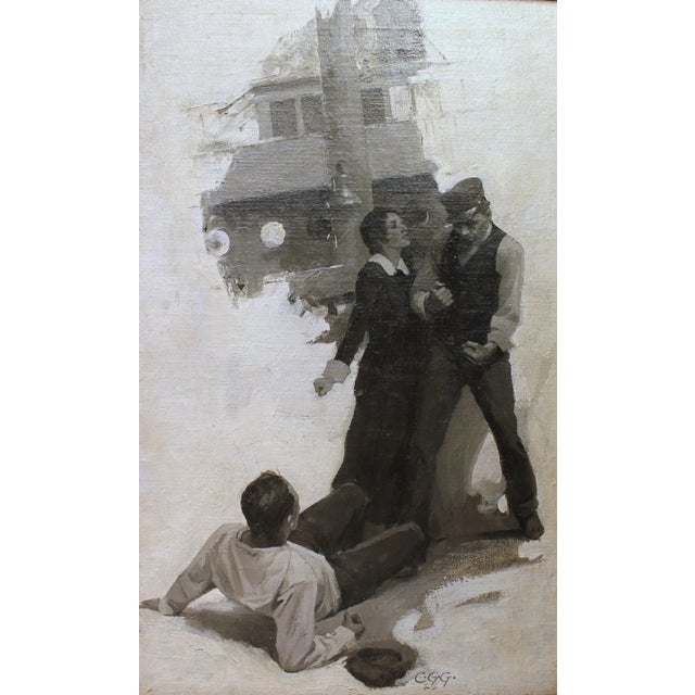 Clifford Glascoe Gaul Painting, Illustration, Early 20th.C. For Sale