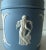 Ceramic Vintage Wedgwood Jasperware Vanity Jar With Lid For Sale - Image 7 of 12