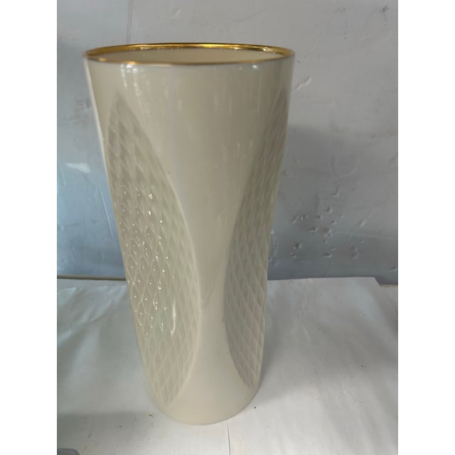 Lenox 1960s Lenox Modernist Vase For Sale - Image 4 of 5