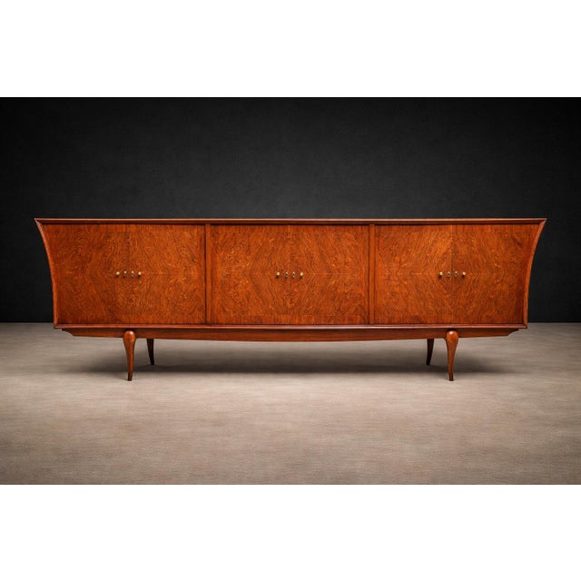 Caviuna Wood Credenza by Giuseppe Scapinelli for Zullo Sonato, Brazil, 1950s For Sale - Image 10 of 15