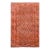 Vintage Overdyed Kilim Area Rug, Handwoven Wool, 6x10, Coral For Sale