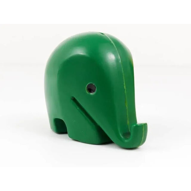Green Green Elephant Drumbo Money Bank attributed to Luigi Colani for Dresdner Bank, 1970s For Sale - Image 8 of 11