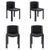 Model 300 Chairs in Wood and Kvadrat Fabric by Joe Colombo, Set of 4 For Sale - Image 13 of 13
