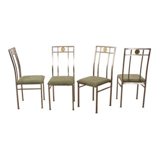 Vintage French Mid-Century Modern Chairs - Set of 4 For Sale