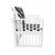 White Wooden Armchair, 1980s For Sale - Image 3 of 6