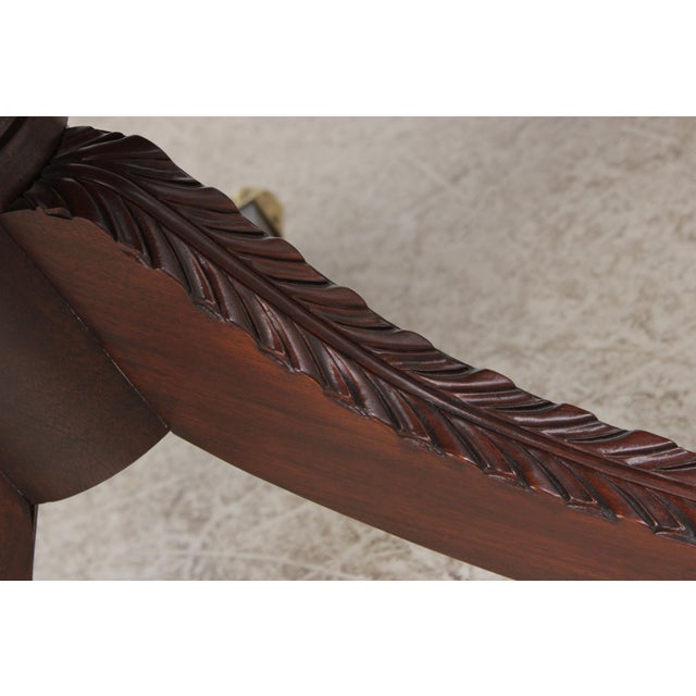 Stickley Mahogany Double Pedestal Dining Table For Sale - Image 15 of 17