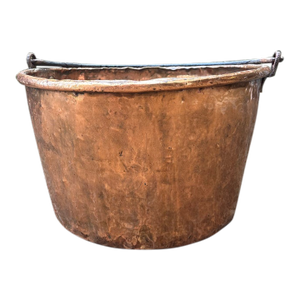 21" Copper Cauldron Pot