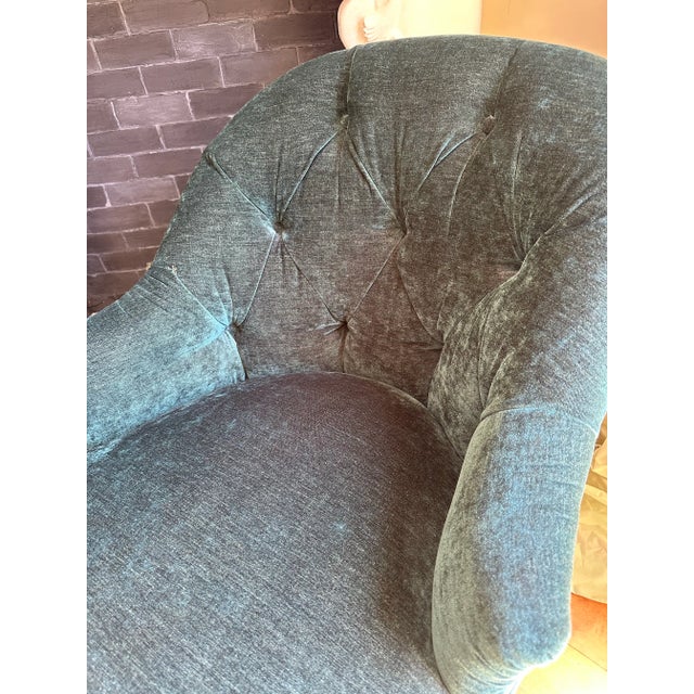 Emerald Green Chaise Longue For Sale In Los Angeles - Image 6 of 9