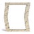 This textured wall mirror combines vintage charm with modernist design to create a sculptural frame mirror that elevates...