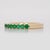 Zambian Emerald Band in Solid 14k Gold – Minimalist Green Emerald Fine Jewelry, Size 6.75 For Sale In Columbus - Image 6 of 8