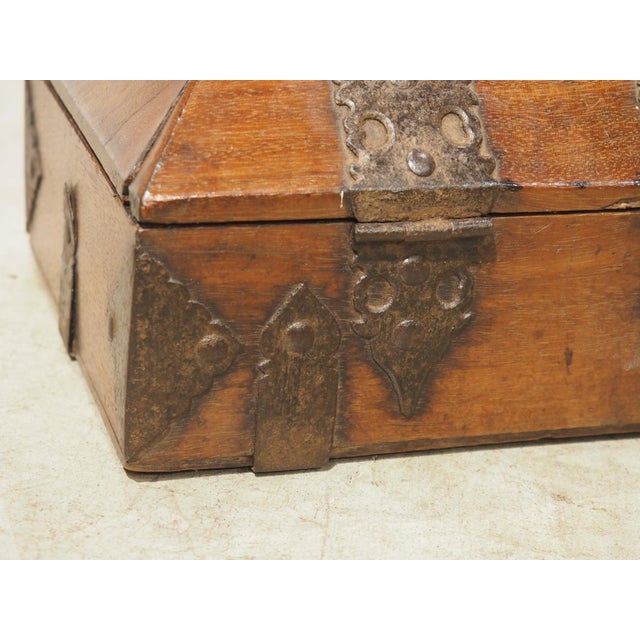 19th Century 19th Century Pyramidal Wooden and Iron Kerala Table Box, Southern India For Sale - Image 5 of 17