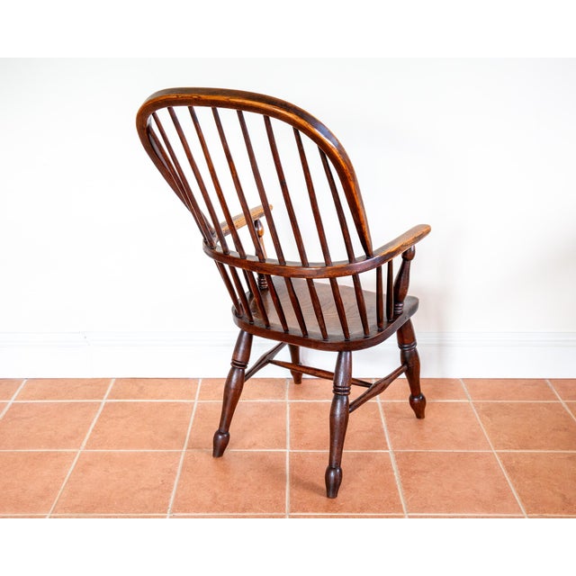 Mid 19th Century Antique Windsor Armchair, 1840s For Sale - Image 5 of 18