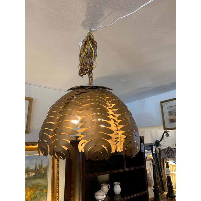 Niermann Weeks Bronze New Palm Pendant By Amanda Nisbet Chairish