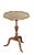 Walnut Pie Crust Wine Lamp End Side For Sale