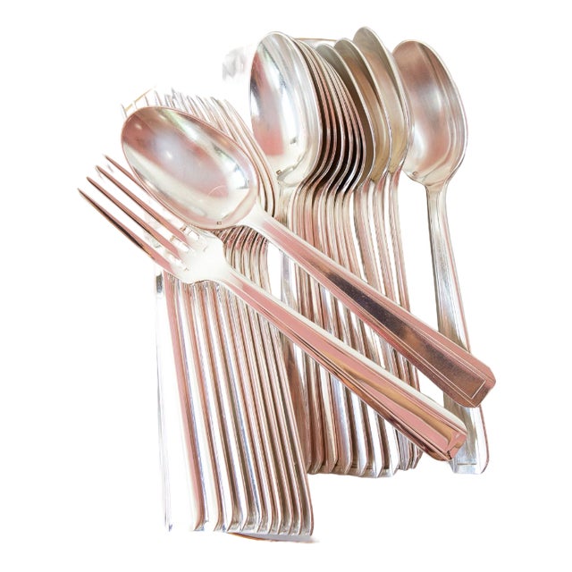 Vintage Cutlery Set for Eleven, 1930s, Set of 23 For Sale