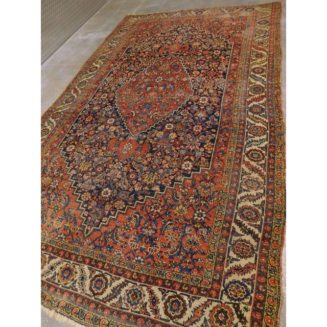 Antique Persian Bijar Rug. 5'6"x 9'2" For Sale - Image 4 of 13