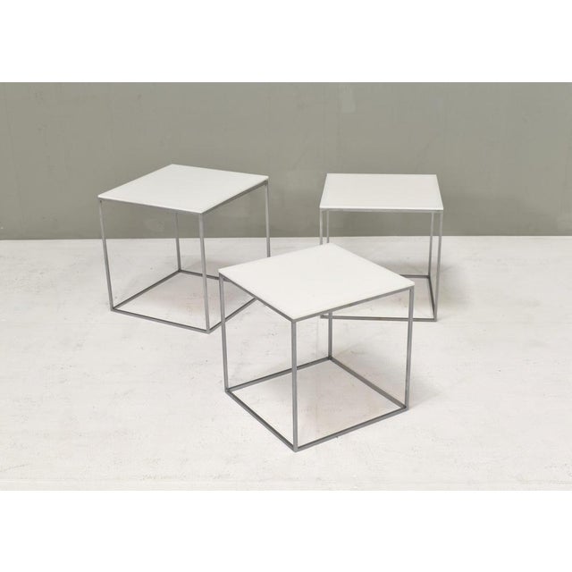 PK71 Nesting Tables by Poul Kjærholm for E. Kold Christensen, 1950s, Set of 3 For Sale - Image 6 of 11