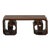 3" Brown Wood Straight Scroll Leg Rectangular Display Stand Riser Easel For Sale