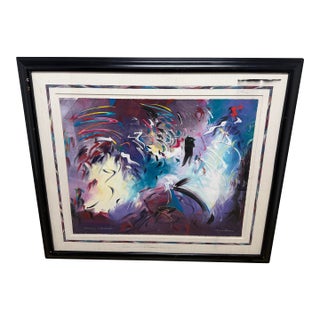 1990s Mary Ann Sears "Principles of Transformation” 1 of 1 Artwork Signed 52x62 For Sale