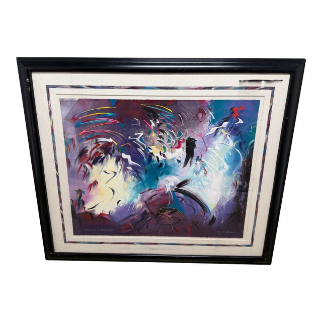 1990s Mary Ann Sears "Principles of Transformation” 1 of 1 Artwork Signed 52x62 For Sale