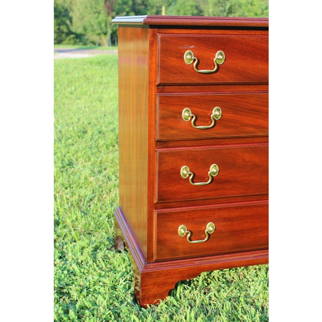 Henkel-Harris Mahogany Nightstands—A Pair For Sale - Image 9 of 18
