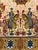 Persian-Style Pictorial Woven Tapestry With Royal Court Scene & Gold Fringe For Sale - Image 12 of 15
