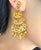 Bochic “Capri” Vintage Citrine & White Topaz Earrings Set In 18K Gold & Silver For Sale In New York - Image 6 of 10