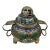 Early 20th Century Antique Chinese Cloisonné Enamel Tripod Censer For Sale