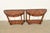 Maitland Smith Style French Empire Burl Wood and Gold Gilt Demilune Console Tables, Pair For Sale - Image 9 of 12