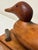 Mid 20th Century Vintage Americana Solid Wood & Brass Duck Decoy Lidded Box For Sale - Image 5 of 12