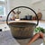An antique brass hearth bucket or small cauldron, likely of European origin and dating to the late 19th century. The...