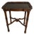 Mainland-Smith Wood and Leather Top Side Table For Sale