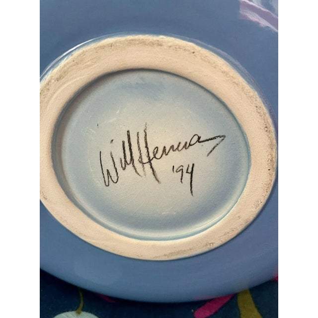 1990s 1994 Surrealist Studio Art Pottery Sculpture Lighthouse in a Coffee Cup For Sale - Image 5 of 7