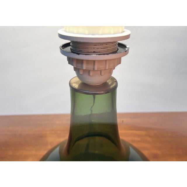 Mid-Century Danish Glass Table Lamp from Holmegaard, 1960s For Sale - Image 12 of 18
