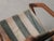 French Folding Campaign Chair in Wood and Striped Canvas, 1900s For Sale - Image 10 of 16